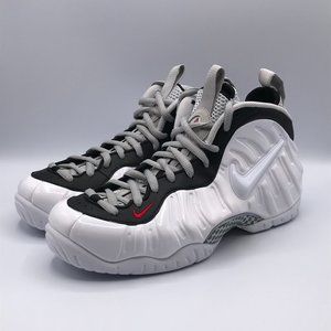 Nike Air Foamposite Chrome White Black Men Size 8